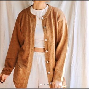 Pure Wool Autumnal Cardigan